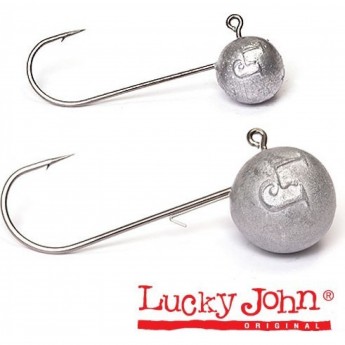Джиг-головка LUCKY JOHN MICROJIG ROUND HEAD, 3г, крючок №1, набор 5шт.