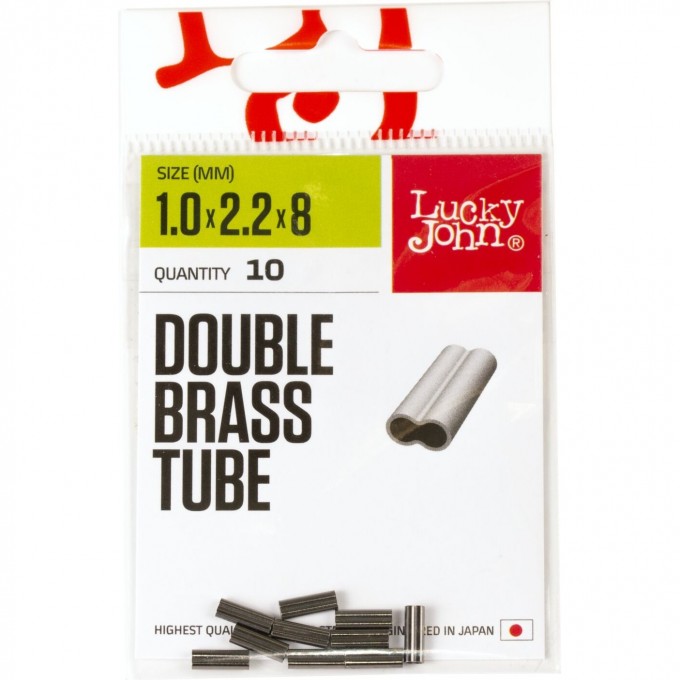 Трубочки обжимные LUCKY JOHN PRO SERIES DOUBLE LEADER SLEEVER 010, длина 8мм 10шт. LJP5124-1008 Трубочки обжимные LUCKY JOHN PRO SERIES DOUBLE LEADER SLEEVER 010, длина 8мм 10шт. LJP5124-1008